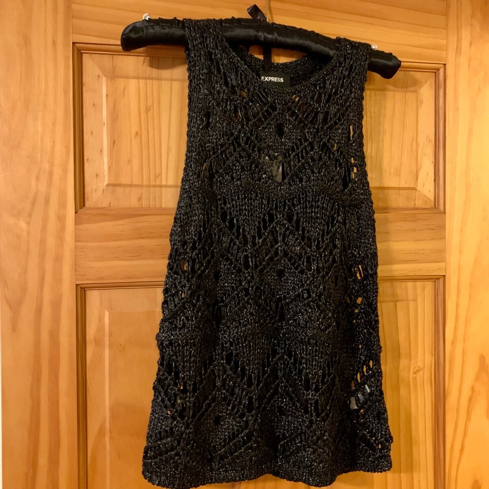 Express Black Sweater Tank